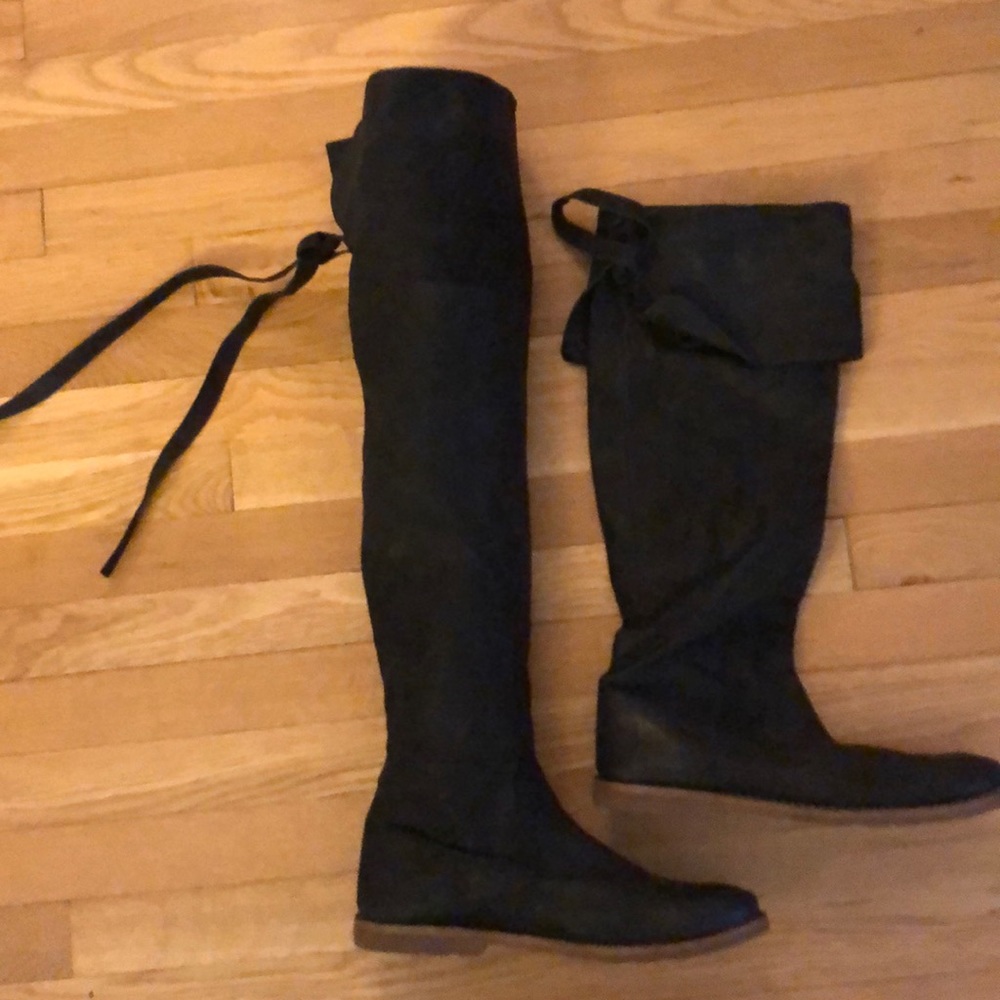 Frye Suede over the knee boots